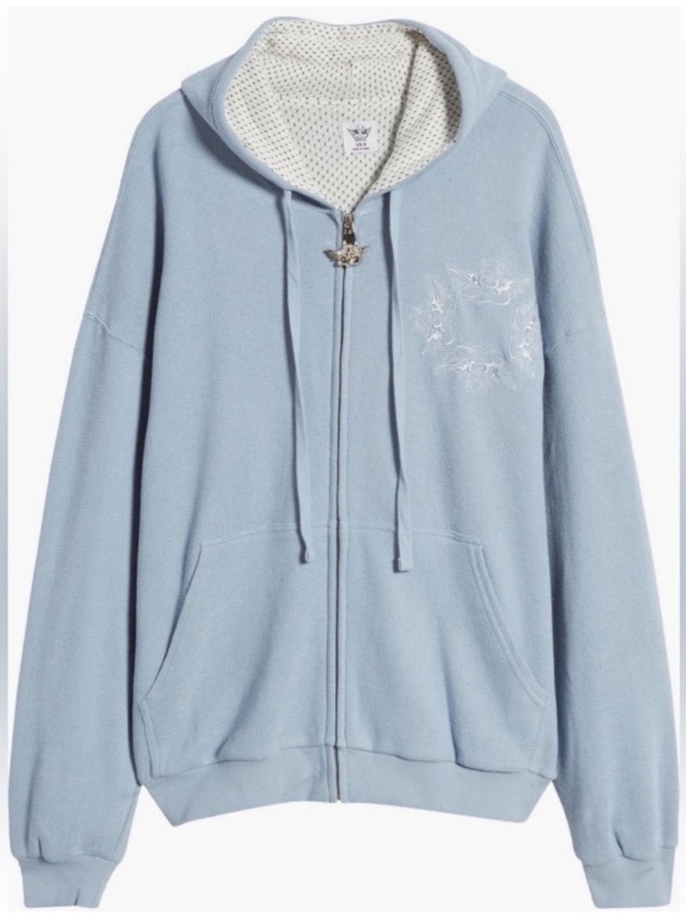 Women’s Boys Lie Oversized Zip up Hoodie with Logo on back